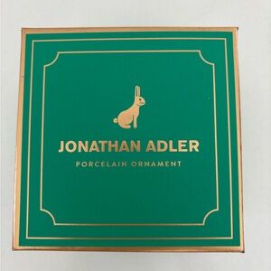 Jonathan Adler white porcelain bunny rabbit ornament - New in box